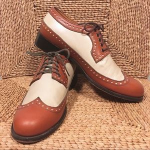 John Fluevog Connoisseurs Two-Tone Wingtip Brogues